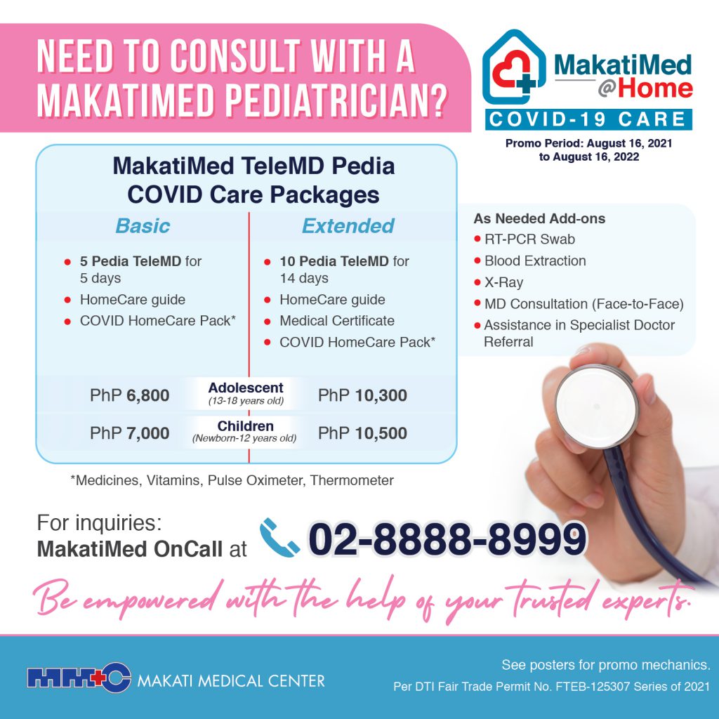 TeleMD Pedia COVID Care Packages