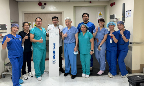 MakatiMed staff in cath lab