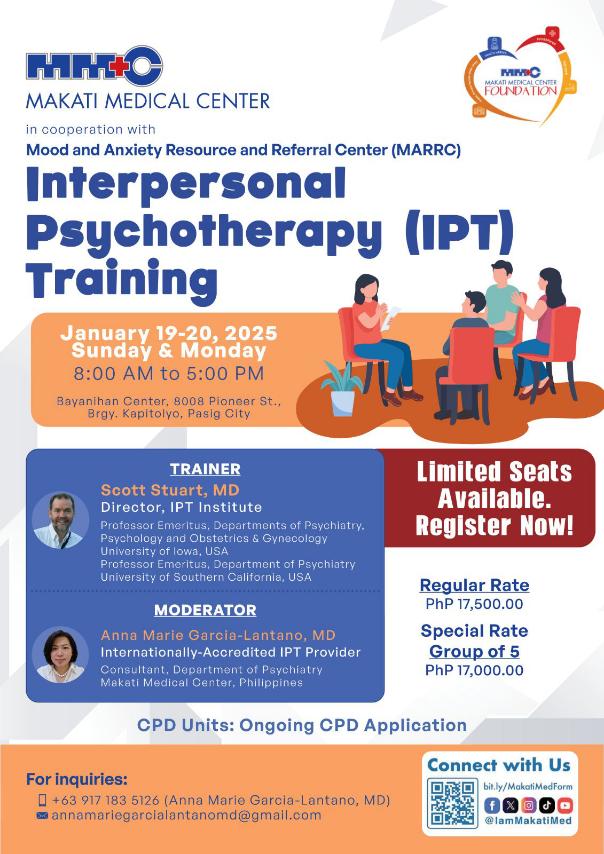 Interpersonal Psychotherapy (IPT) Training infographic