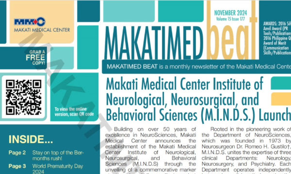 MakatiMed Beat Novemeber 2024 Volume 15 – Issue 177 thumbnail